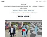 WHAM: 从80年代流行偶像到AI时代的人体动作模型