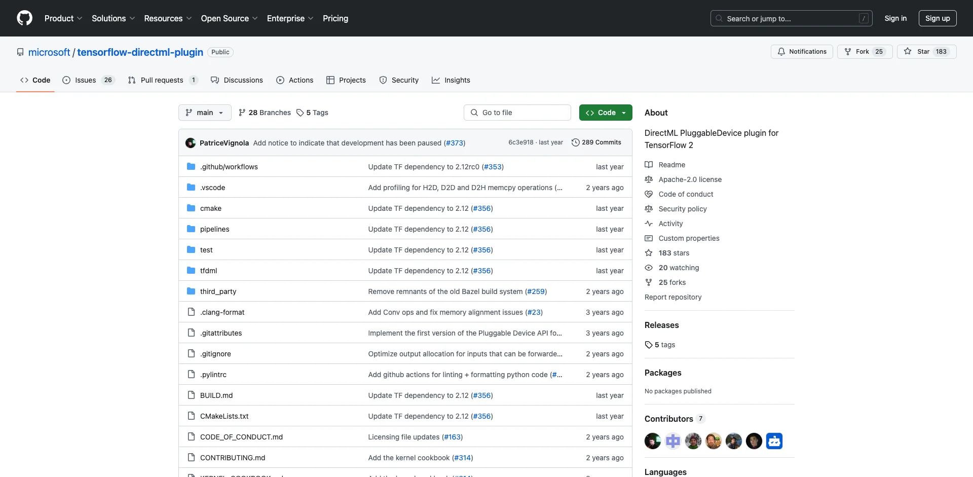 tensorflow-directml-plugin