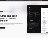 Reactive Resume: 开源免费、保护隐私的简历构建工具