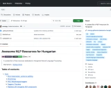 Hungarian NLP资源大全:构建匈牙利语自然语言处理的完整生态系统