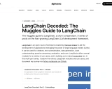 LangChain解析：探索大语言模型应用开发框架