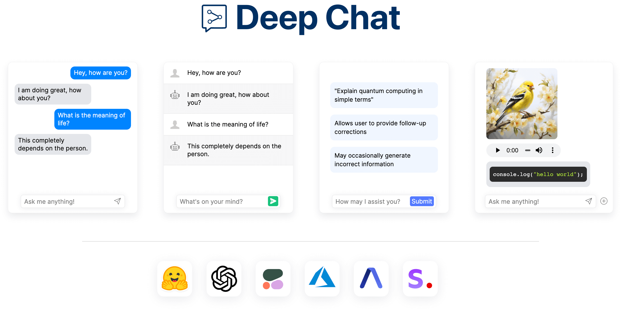 Deep Chat Banner