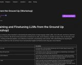 LLM-workshop-2024学习资料汇总 - 从零开始理解和实现大型语言模型