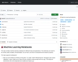 ML-Notebooks学习资源汇总 - 机器学习和深度学习的Jupyter Notebook集合