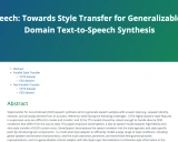 GenerSpeech入门学习资料 - 高保真零样本风格迁移TTS模型