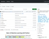 best-of-ml-python学习资料汇总 - 精选机器学习Python库排名榜单