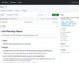 LLM-Planning-Papers - 大型语言模型规划能力相关论文汇总与学习资源