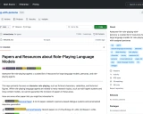 awesome-llm-role-playing-with-persona学习资料汇总 - 大语言模型角色扮演与人格赋予技术综述