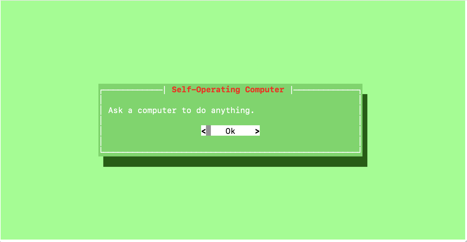 Self-Operating Computer框架示意图