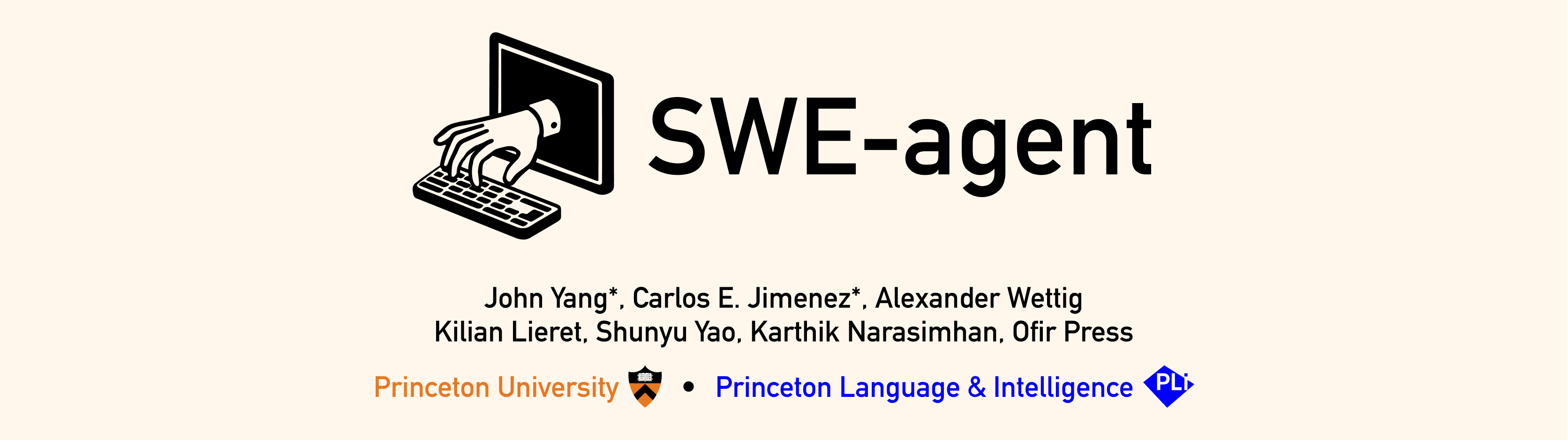 SWE-agent banner