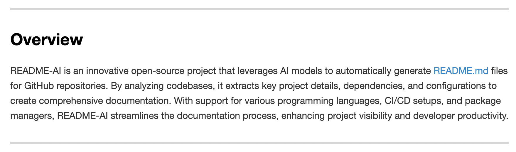 readme-ai workflow