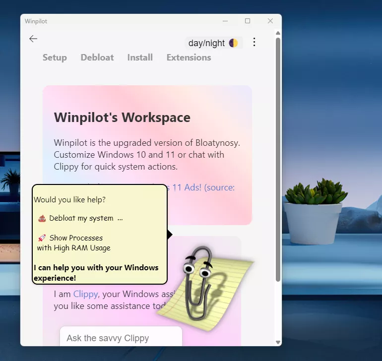 Winpilot：Windows 11的智能助手与优化工具 - 懂AI