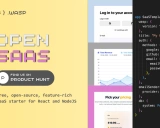 Open SaaS: 免费开源的React和Node.js SaaS应用程序启动器