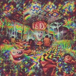 a psychedelic experience on LSD