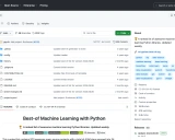 Best-of-ML-Python: 精选机器学习Python库排行榜
