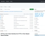 XTTS2-UI: 革命性的文本转语音克隆技术